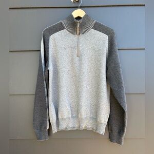 Calvin Klein Jeans 1/4 Zip Sweater - charcoal/Grey - XL